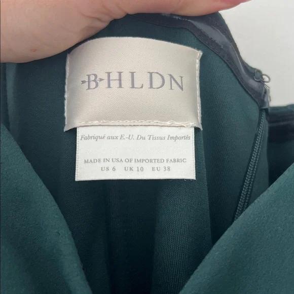 BHLDN EMERALD ROSSI CREPE MAXI DRESS - Picture 3 of 6